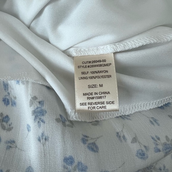 Altar'd State Blue and White Floral Maxi Dress - Picture 4 of 4